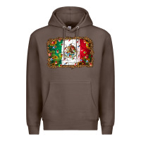 Coffee Christmas lights Mexican flag Premium Hoodie - Jasminsmagicworld