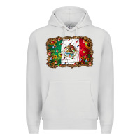 Dove Grey Christmas lights Mexican flag Premium Hoodie - Jasminsmagicworld