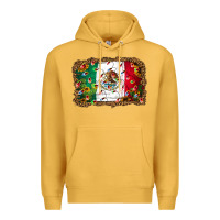 Mustard Christmas lights Mexican flag Premium Hoodie - Jasminsmagicworld