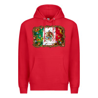 Red Christmas lights Mexican flag Premium Hoodie - Jasminsmagicworld