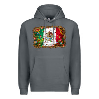 Rock Christmas lights Mexican flag Premium Hoodie - Jasminsmagicworld