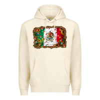 Sandshell Christmas lights Mexican flag Premium Hoodie - Jasminsmagicworld