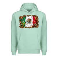 Seafoam Christmas lights Mexican flag Premium Hoodie - Jasminsmagicworld