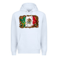 White Christmas lights Mexican flag Premium Hoodie - Jasminsmagicworld