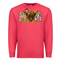 Cardinal mom highland cow Premium Sweatshirt - RacoonDesign