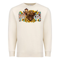 Sandshell mom highland cow Premium Sweatshirt - RacoonDesign