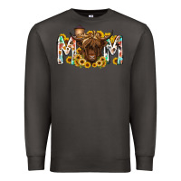 Smoke mom highland cow Premium Sweatshirt - RacoonDesign