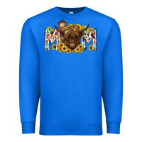 True Royal mom highland cow Premium Sweatshirt - RacoonDesign