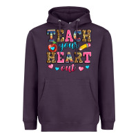 Plum teach your heart out Heavyweight Hoodie - Zillion Design Studio
