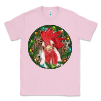 Bubblegum Pink Roaster Christmas Classic Tee - RanaPortraitStore