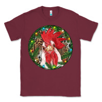 Burgundy Roaster Christmas Classic Tee - RanaPortraitStore