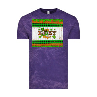 Cloud Purple st patricks one lucky heifer Vintage Tee - Artiststas