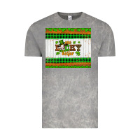 Cloud Rock st patricks one lucky heifer Vintage Tee - Artiststas