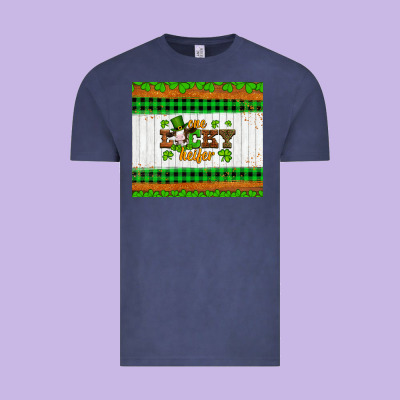 St Patricks One Lucky Heifer Vintage Tee Designed By Artiststas