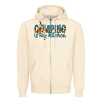 Sandshell camping is my kitchen with wine Zipper Hoodie - texasbilliewilder