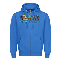 True Royal camping is my kitchen with wine Zipper Hoodie - texasbilliewilder