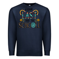 Navy happy last schopol Premium Sweatshirt - CowhideDigitalArt