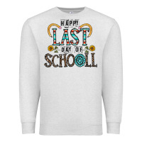 Oatmeal Heather happy last schopol Premium Sweatshirt - CowhideDigitalArt