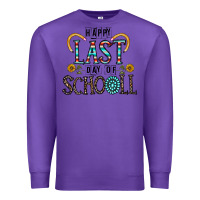 Purple happy last schopol Premium Sweatshirt - CowhideDigitalArt