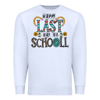 White happy last schopol Premium Sweatshirt - CowhideDigitalArt
