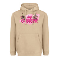 Mushroom Hey Cancer Heavyweight Hoodie - texasbilliewilder