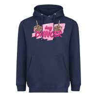 Navy Hey Cancer Heavyweight Hoodie - texasbilliewilder