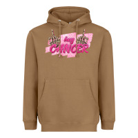 Toasted Coconut Hey Cancer Heavyweight Hoodie - texasbilliewilder