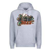 Heather Grey senior 2023 baseball Premium Hoodie - NancyCooperArtShop