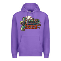 Purple senior 2023 baseball Premium Hoodie - NancyCooperArtShop