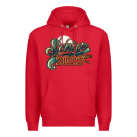 Red senior 2023 baseball Premium Hoodie - NancyCooperArtShop