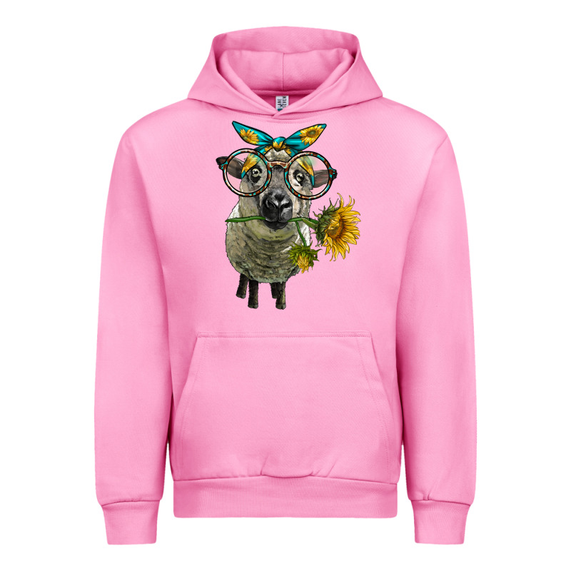 Cute Hempshire Sheep With Eyeglasses Urban Hoodie by LillyAllenDesigns | Teevron