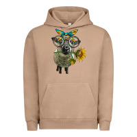 Pigment Burro cute hempshire sheep with eyeglasses Urban Hoodie - LillyAllenDesigns