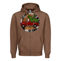 Chestnut Farm Truck Christmas Zipper Hoodie - RanaPortraitStore