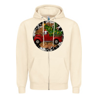 Sandshell Farm Truck Christmas Zipper Hoodie - RanaPortraitStore