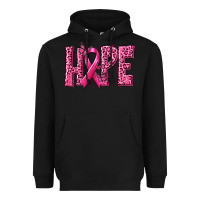 Black Hope Breast Cancer Heavyweight Hoodie - texasbilliewilder