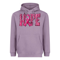 Lavender Hope Breast Cancer Heavyweight Hoodie - texasbilliewilder