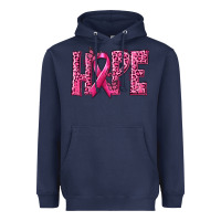 Navy Hope Breast Cancer Heavyweight Hoodie - texasbilliewilder