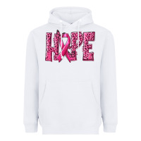 White Hope Breast Cancer Heavyweight Hoodie - texasbilliewilder