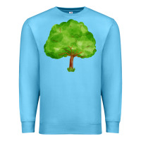 Ocean Blue tree Premium Sweatshirt - FaDigitalArtStudio