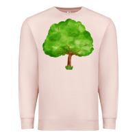 Pale Pink tree Premium Sweatshirt - FaDigitalArtStudio