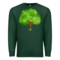 Sports Green tree Premium Sweatshirt - FaDigitalArtStudio