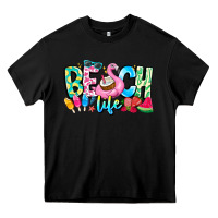 Black Besch Life Heavy Core Tee - CowhideDigitalArt