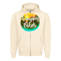 Sandshell camping vibes Zipper Hoodie - texasbilliewilder