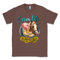 Chestnut chicken pig horse farm life Classic Tee - texasbilliewilder