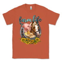 Copper chicken pig horse farm life Classic Tee - texasbilliewilder