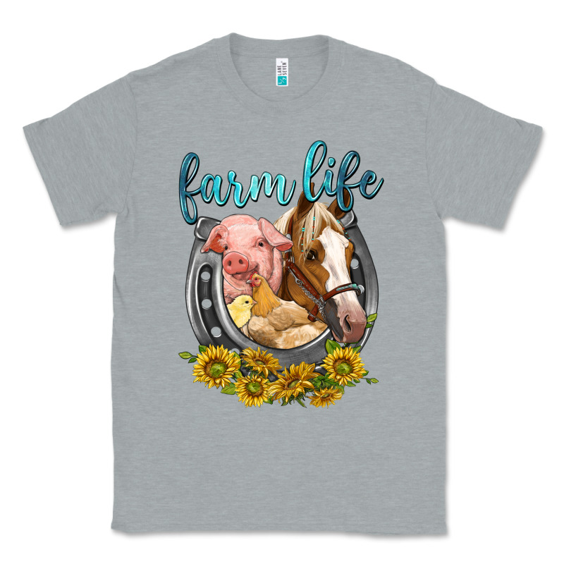 Chicken Pig Horse Farm Life Classic Tee by texasbilliewilder | Teevron