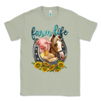 Matcha chicken pig horse farm life Classic Tee - texasbilliewilder