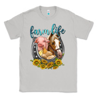 Moon Dust chicken pig horse farm life Classic Tee - texasbilliewilder