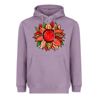 Lavender strawberry sunflower Heavyweight Hoodie - Zillion Design Studio
