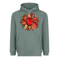 Sage strawberry sunflower Heavyweight Hoodie - Zillion Design Studio